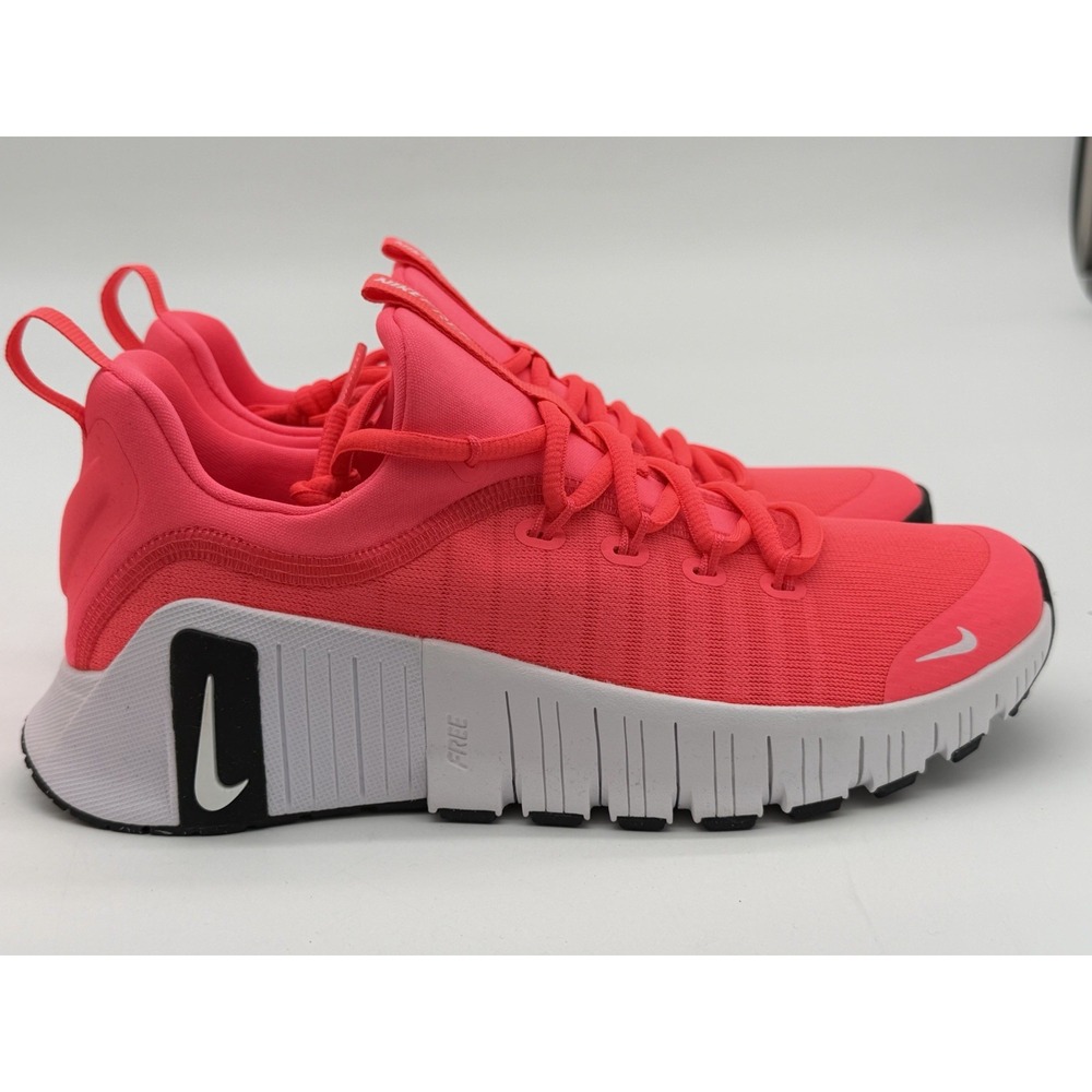 Women's Size 7.5 - Nike Free Metcon 6 Hot Punch FJ7126-600 No Box Lid